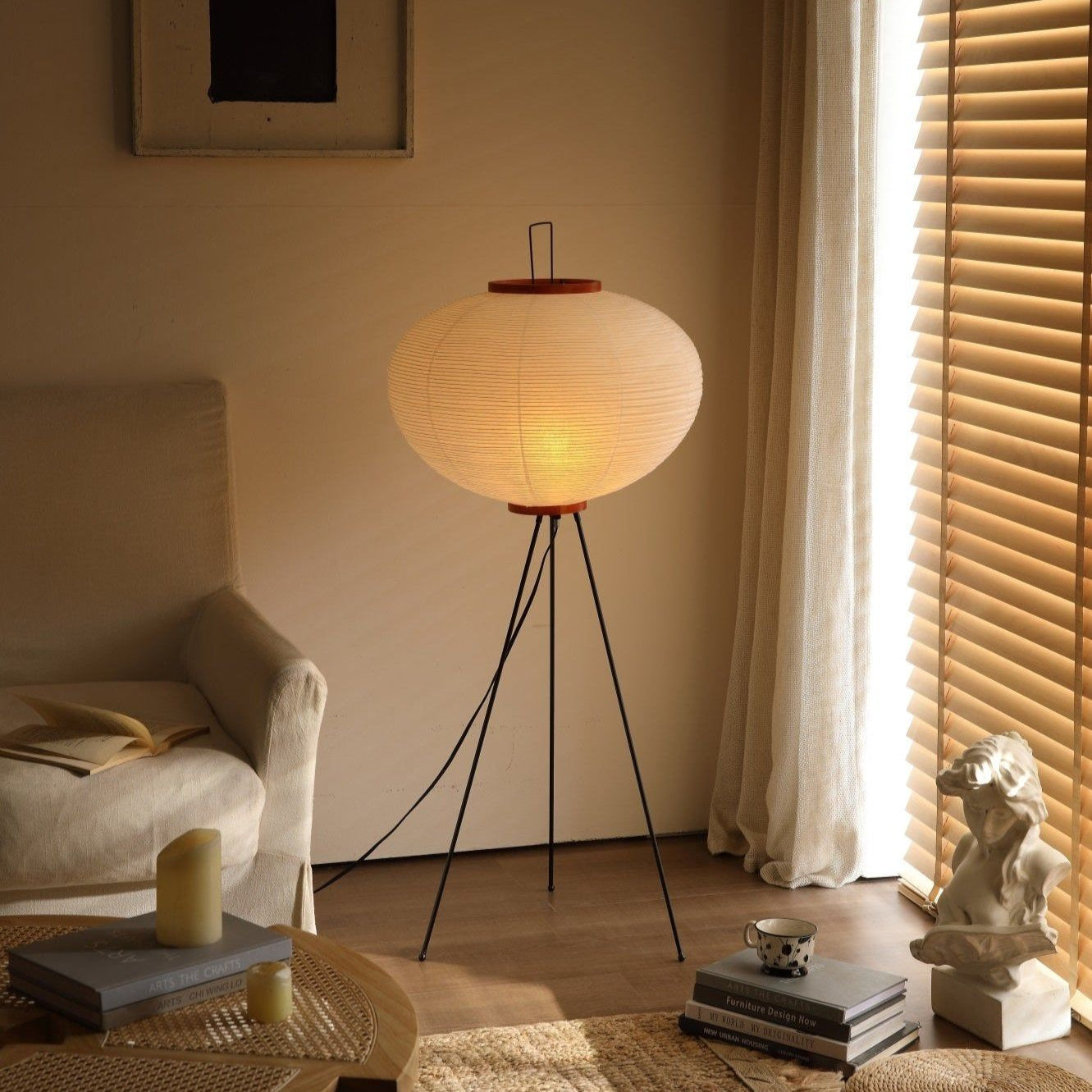 Yugen Mulberry Paper Floor Lamp