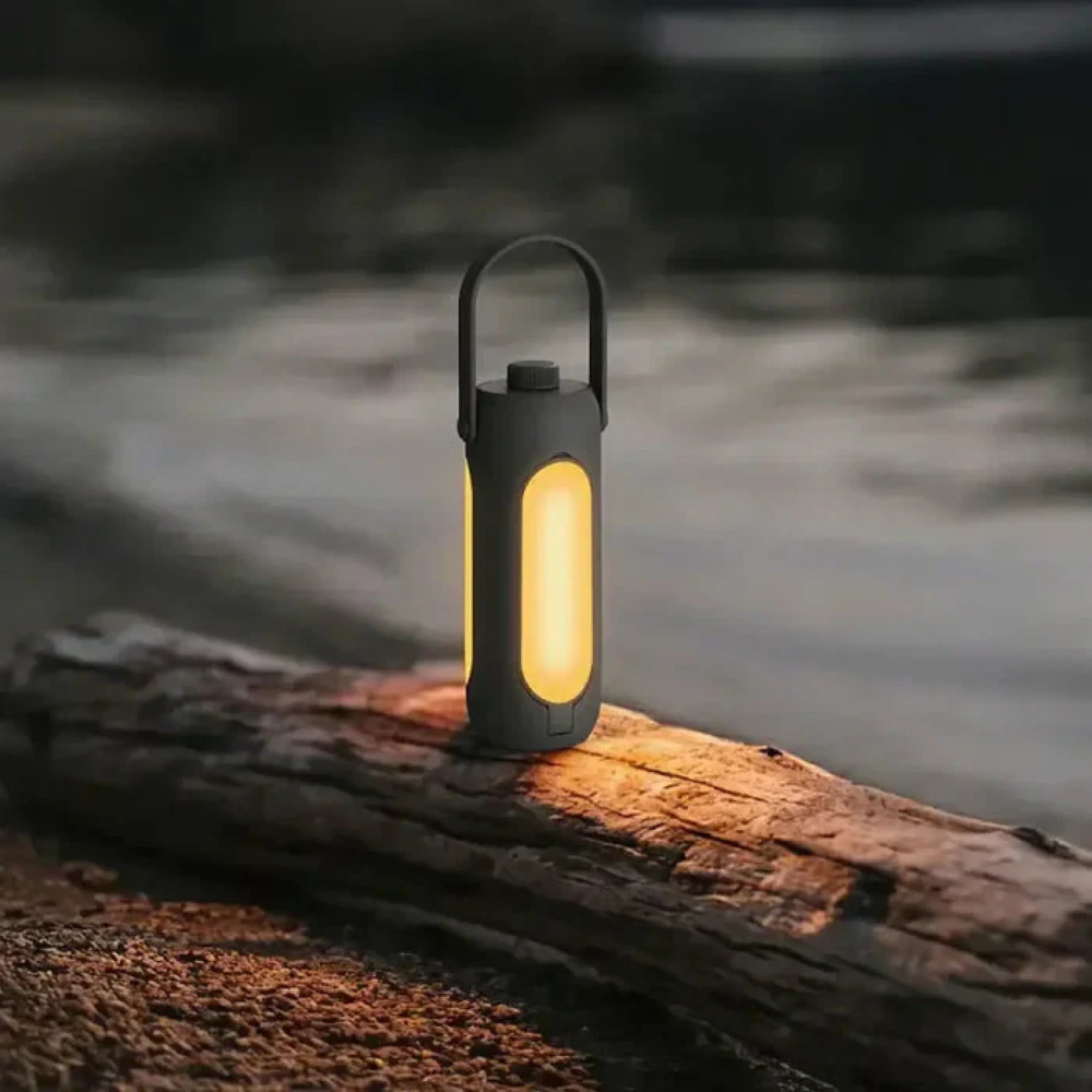 Lampe d'extérieur rechargeable à lumière chaude - Portable et minimaliste
