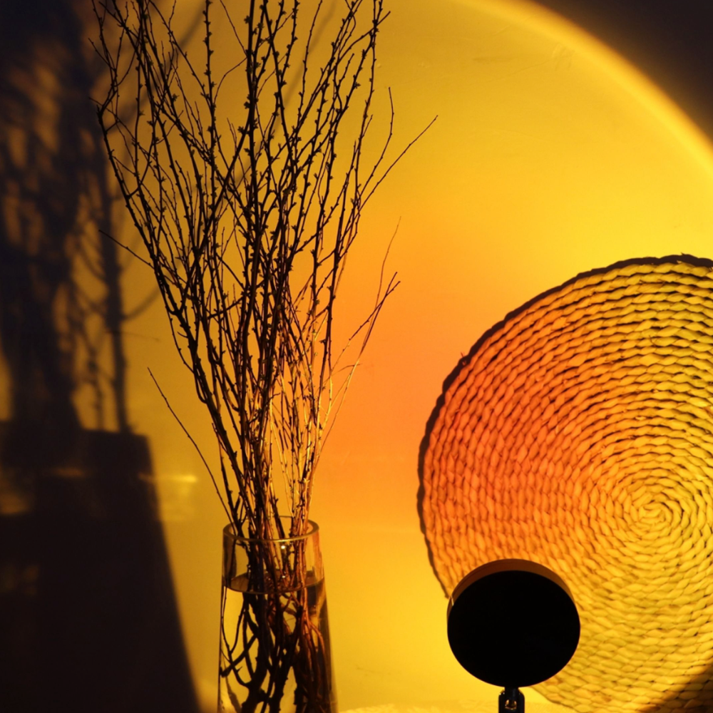 LED Sunset Lamp with 13 Color Modes - Portable Photography Modern