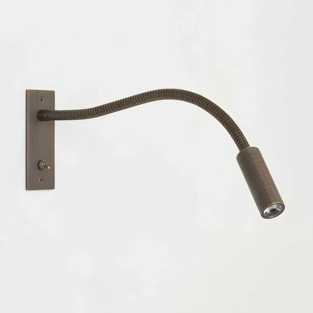 Modern Flexible Gooseneck Wall Light - Minimalist Adjustable Reading Sconce