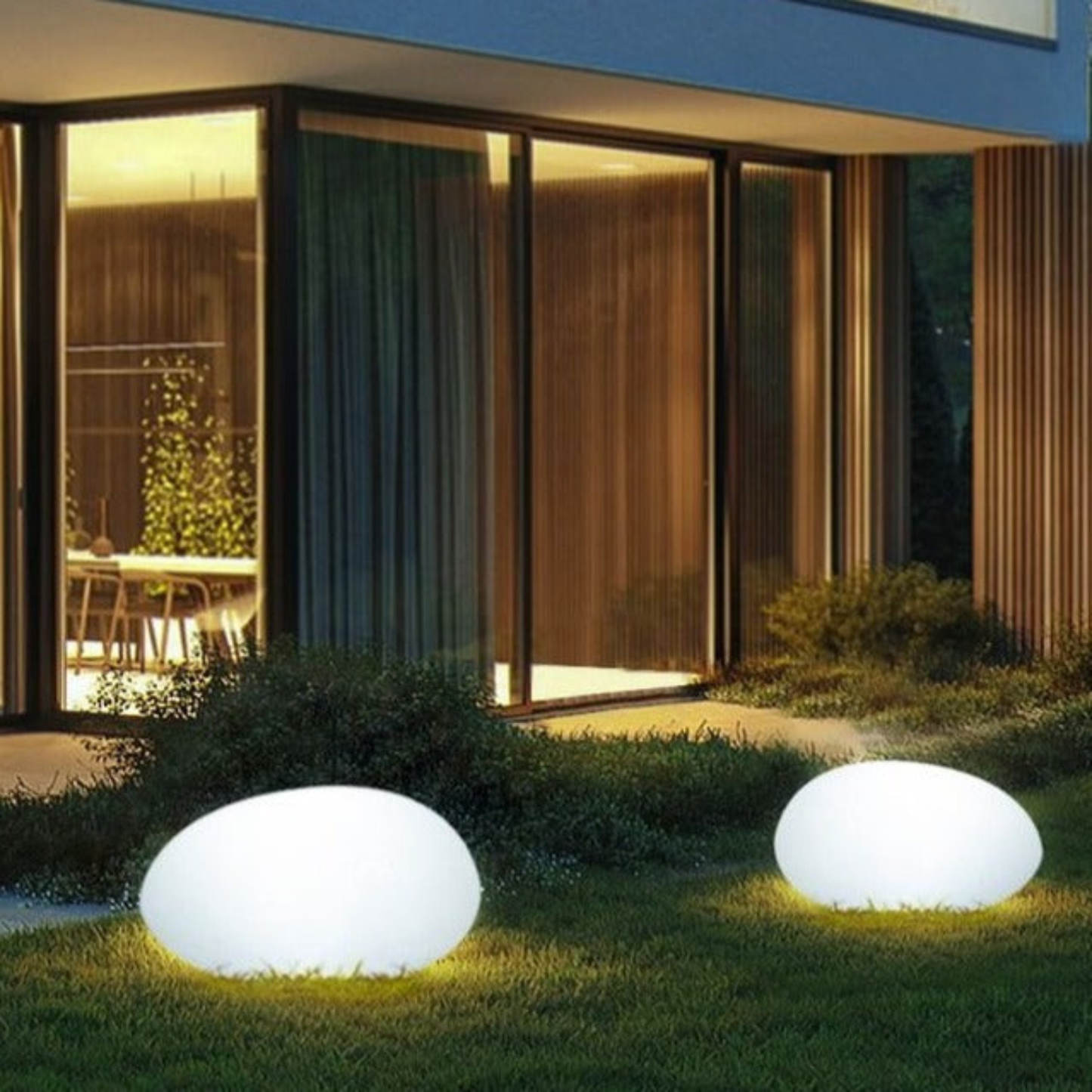 Garden Floor LED Pebble Lamp