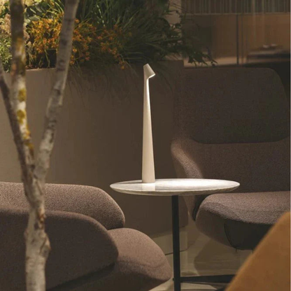 Modern Minimalist Nordic Cone Table Lamp - Tapered LED Desk Nightlight