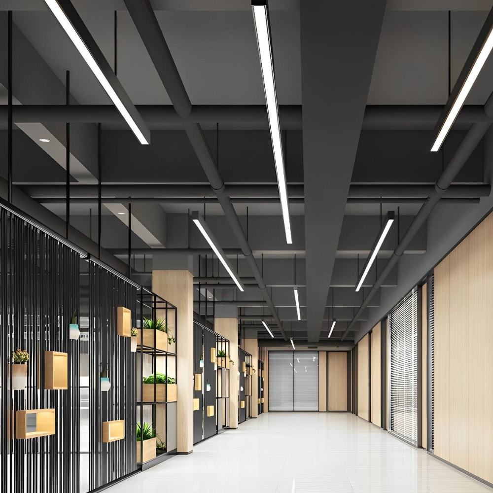 Garagenleuchten mit linearem Aluminiumgehäuse – Professionelles Industriedesign