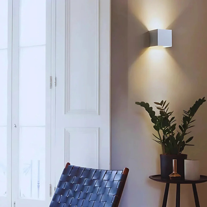 Adjustable Beam Cube Wall Light