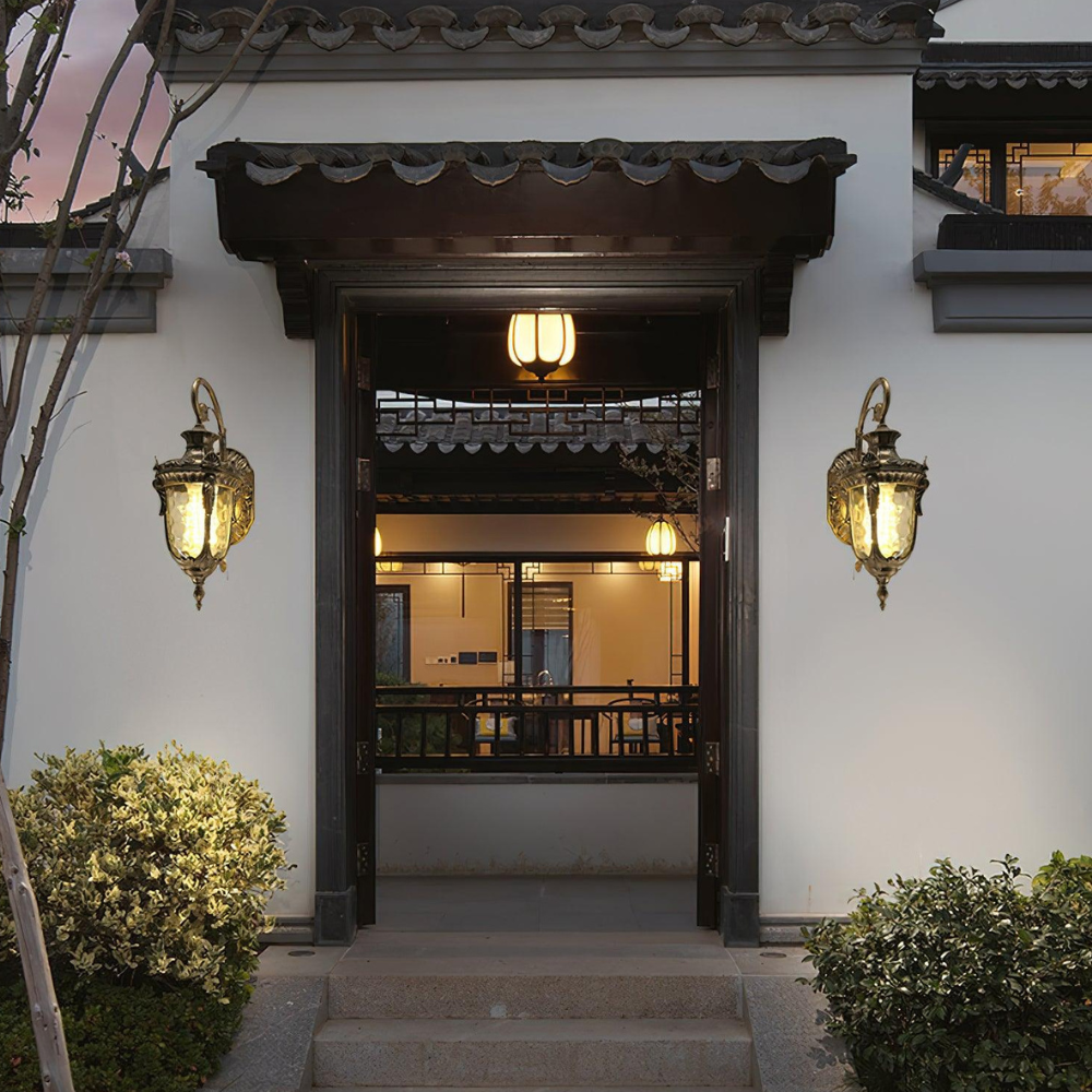 Entryway Light Fixtures for Patio Garage and Porch - Vintage European Design
