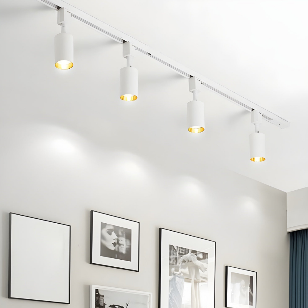 LED Track Lighting with Integrated LED and Adjustable Rail - Architectural Style