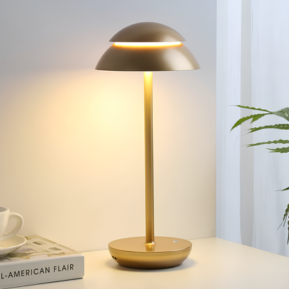 Scandinavian Minimalist Cordless LED Table Lamp - Dimmable Rechargeable Light