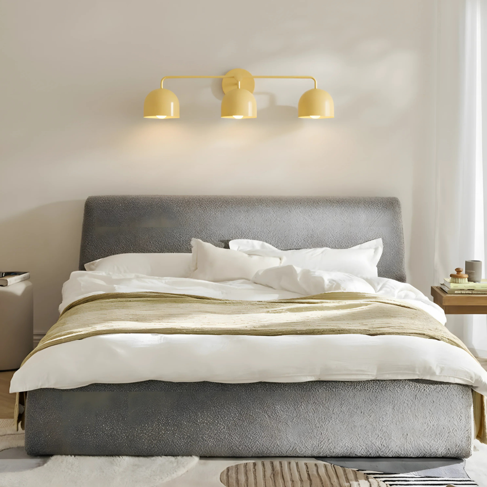 Luminaires de salle de bain au-dessus du miroir avec cadre métallique - Moderne du milieu du siècle