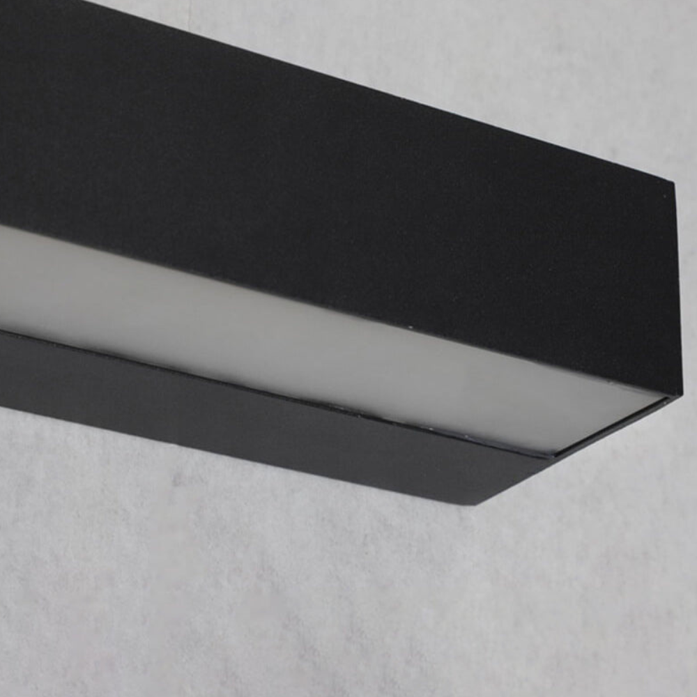 Außen-LED-Verandaleuchten mit mattiertem Acrylschirm und Aluminiumgehäuse – Moderne Wandleuchte