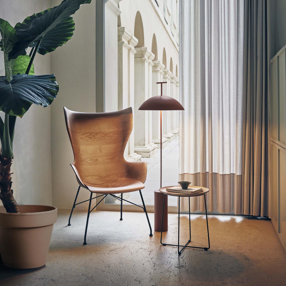 Modern Floor Lamp for Living Room Sofa and Bedroom Corner - Geometric Design