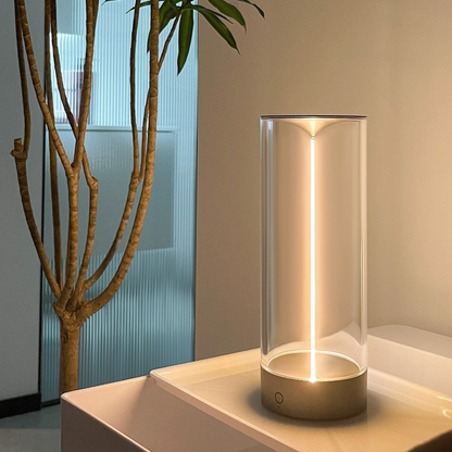 Modern Cylinder LED Lamp - Cordless Magnetic Rechargeable Accent Light