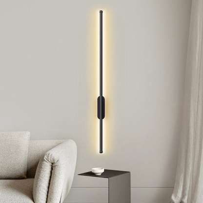 Modern Minimalist Linear LED Wall Sconce - Slim Vertical Wall Lamp