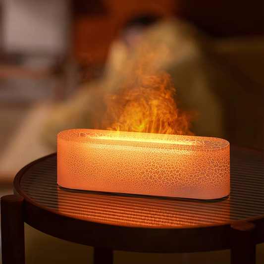 Flame Air Humidifier - Volcano Effect Mist & Essential Oil Diffuser