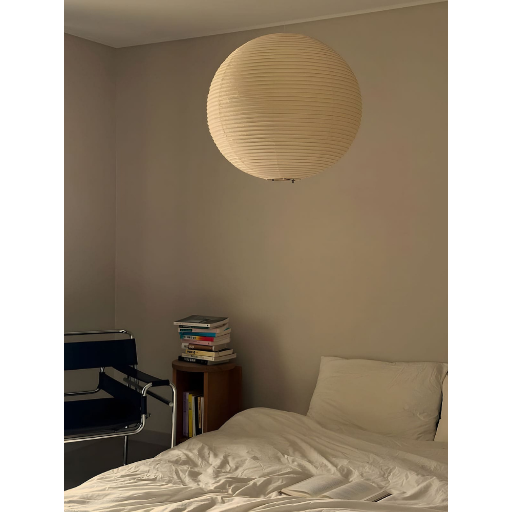 Japanese Paper Lantern Pendant Light - Washi Paper Globe Ceiling Lamp