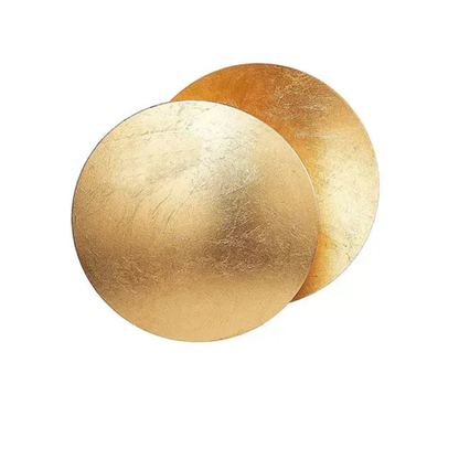 LED Lunar Eclipse Wall Sconce - Round Metal Backlit Halo Accent Lamp