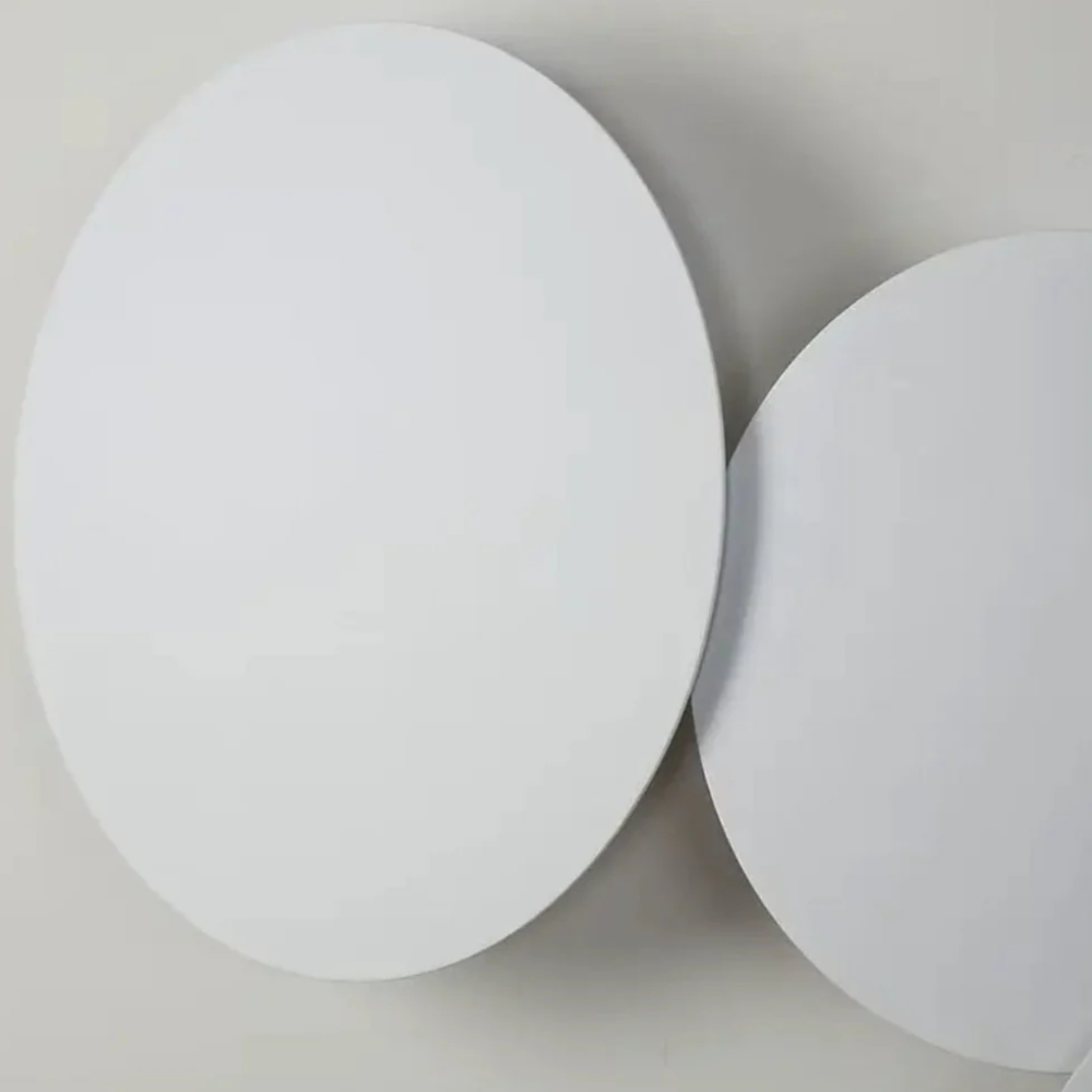Architectural Floating Disc Wall Lamp - Round Aluminum LED Accent Light