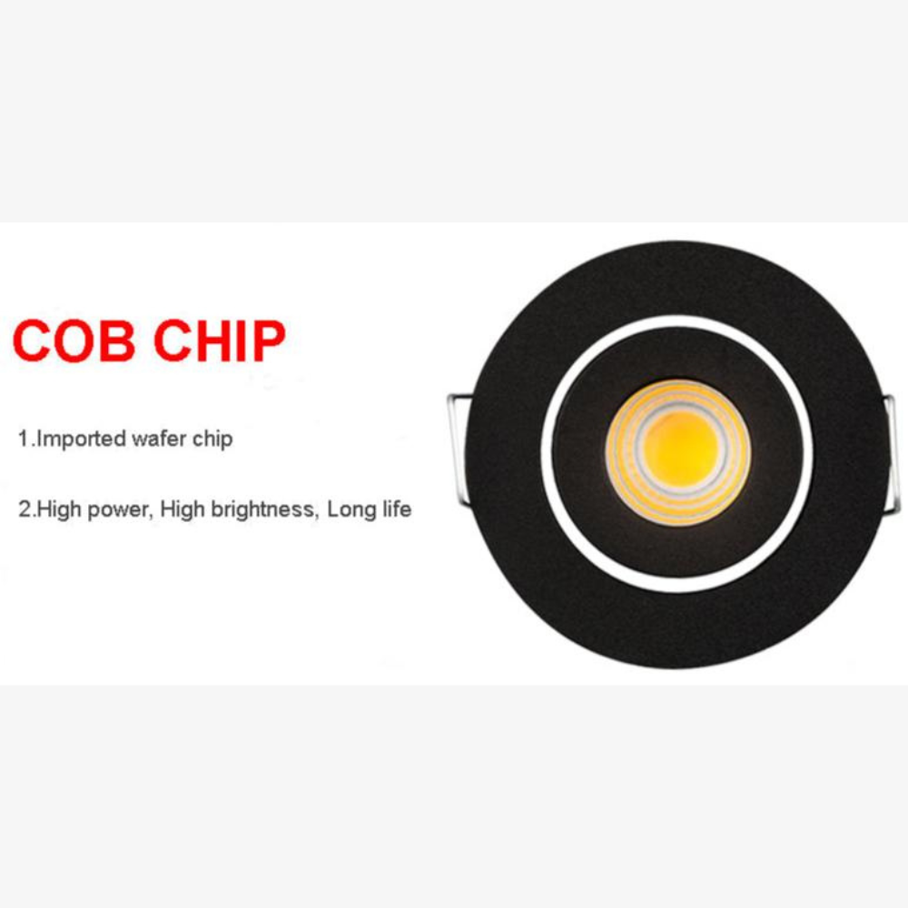 Éclairage encastré sans boîtier - LED COB extérieure dimmable - Angle de faisceau de 60 degrés