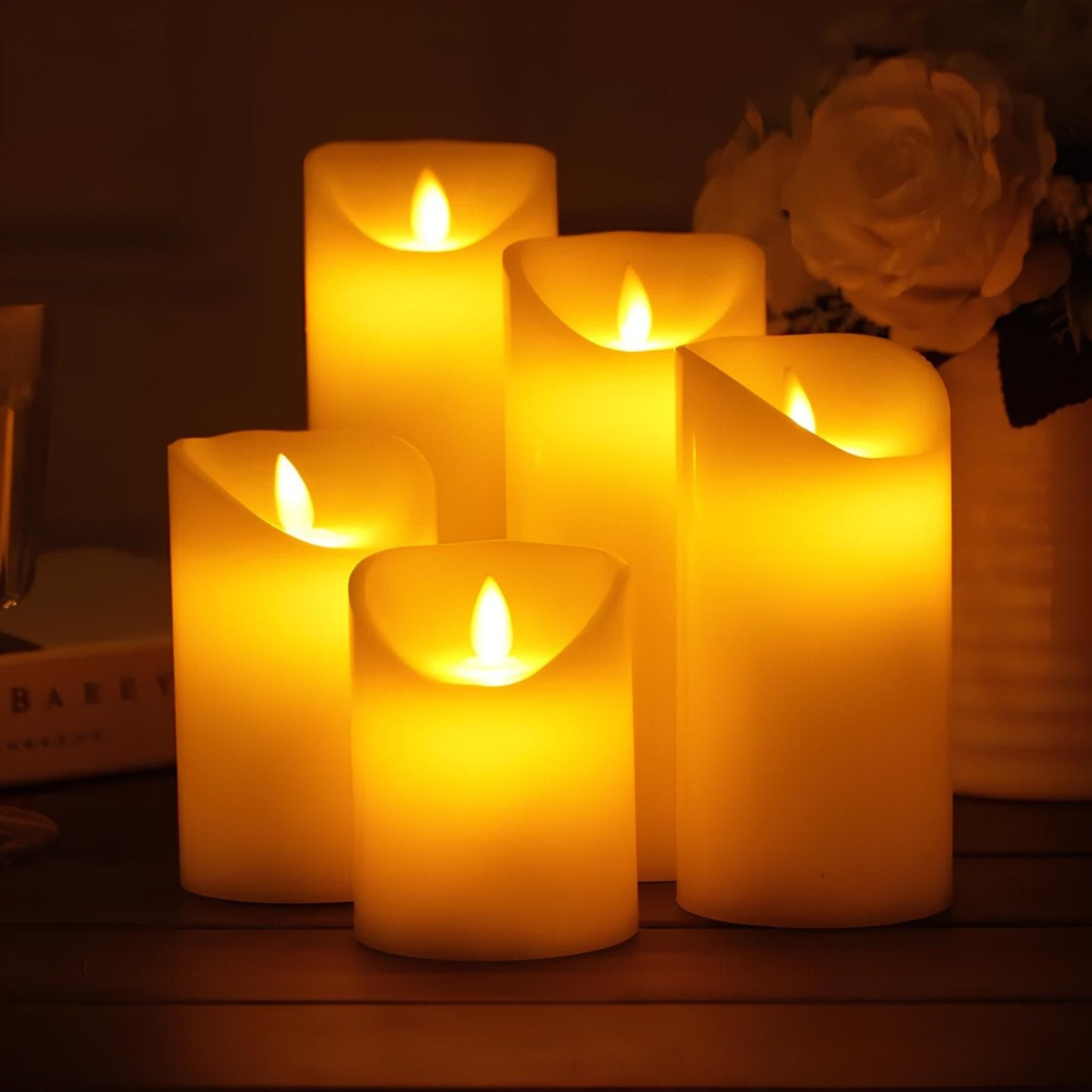 Flickering Flameless LED Decorative Candles