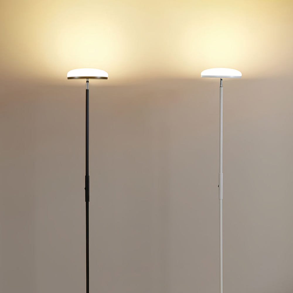 Lampadaire réglable avec rotule à 360 degrés et pied en fer mince - Architectural