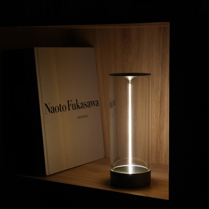 Modern Cylinder LED Lamp - Cordless Magnetic Rechargeable Accent Light