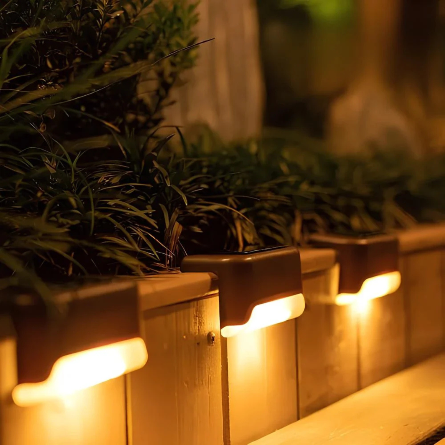 Solar Wedge Outdoor Step Lights