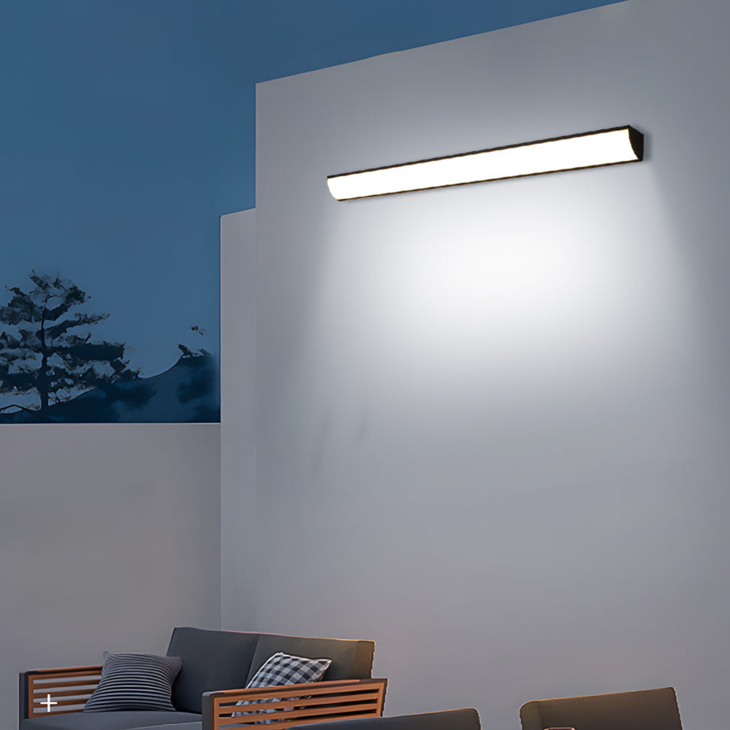 Modern Linear Beam Outdoor LED Wall Light