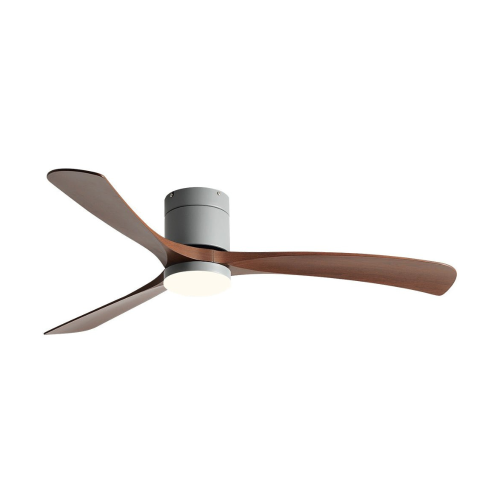 LED-Deckenventilator mit flachem Design und umkehrbarem DC-Motor – Nordischer Stil