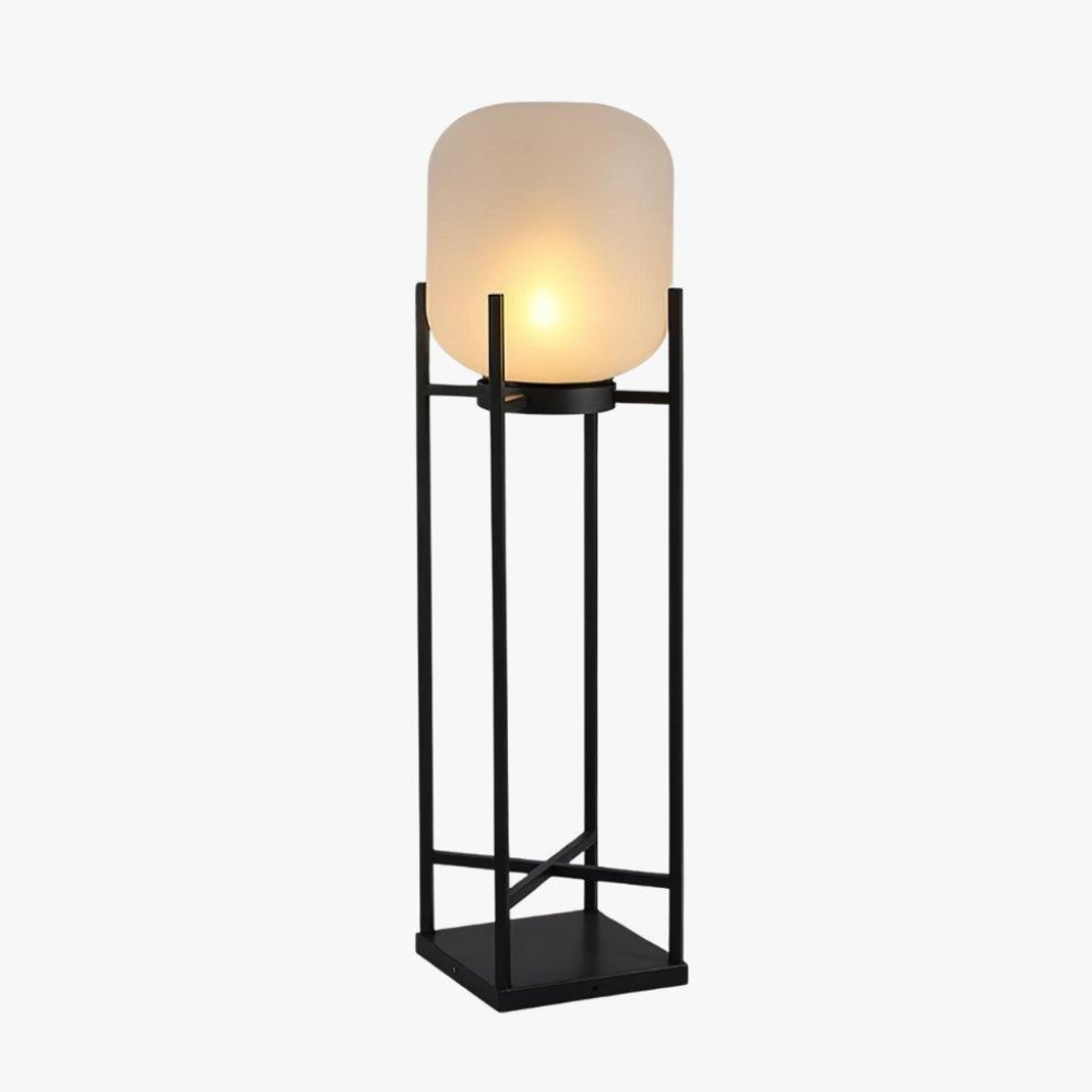 Lampadaire avec base résistante aux intempéries intégrant LED et gradation à distance