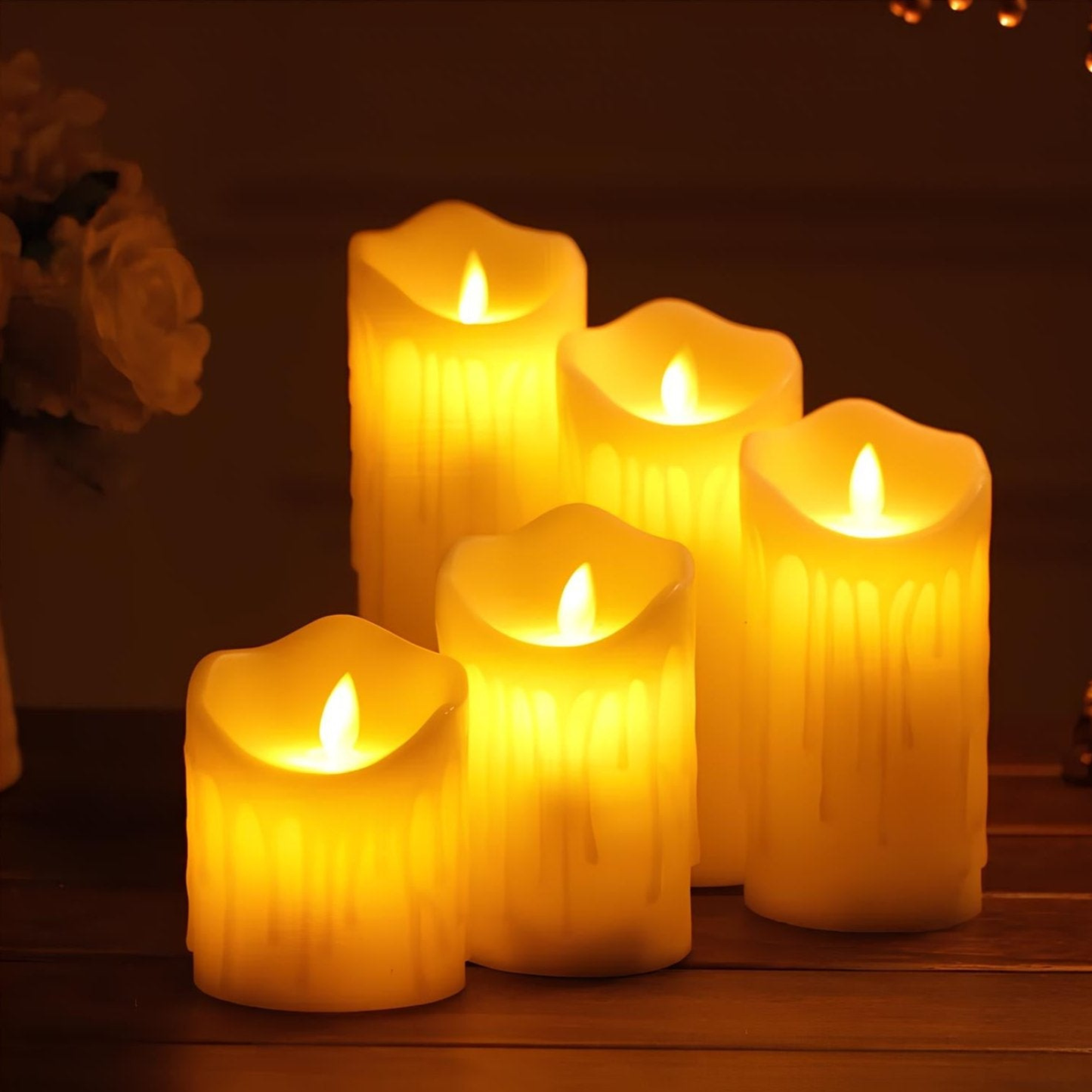 Flickering Flameless LED Decorative Candles