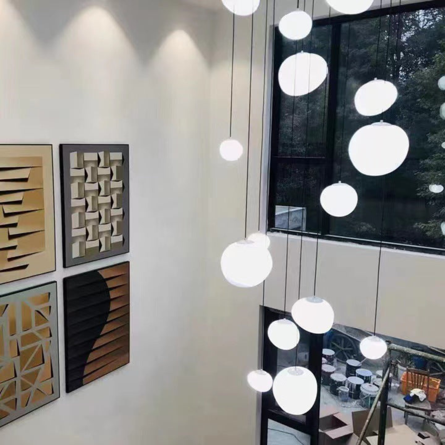 Suspension galet scandinave moderne