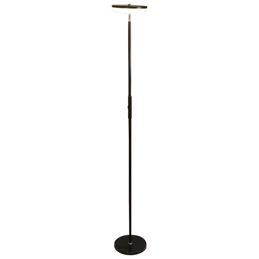 Lampadaire réglable avec rotule à 360 degrés et pied en fer mince - Architectural