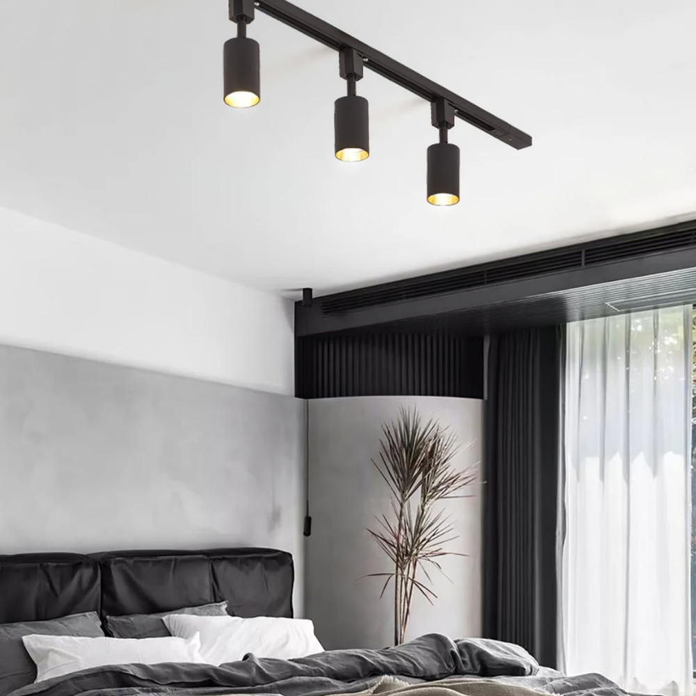 LED Track Lighting with Integrated LED and Adjustable Rail - Architectural Style
