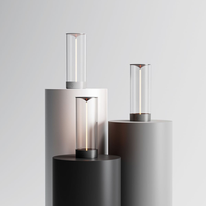Modern Cylinder LED Lamp - Cordless Magnetic Rechargeable Accent Light