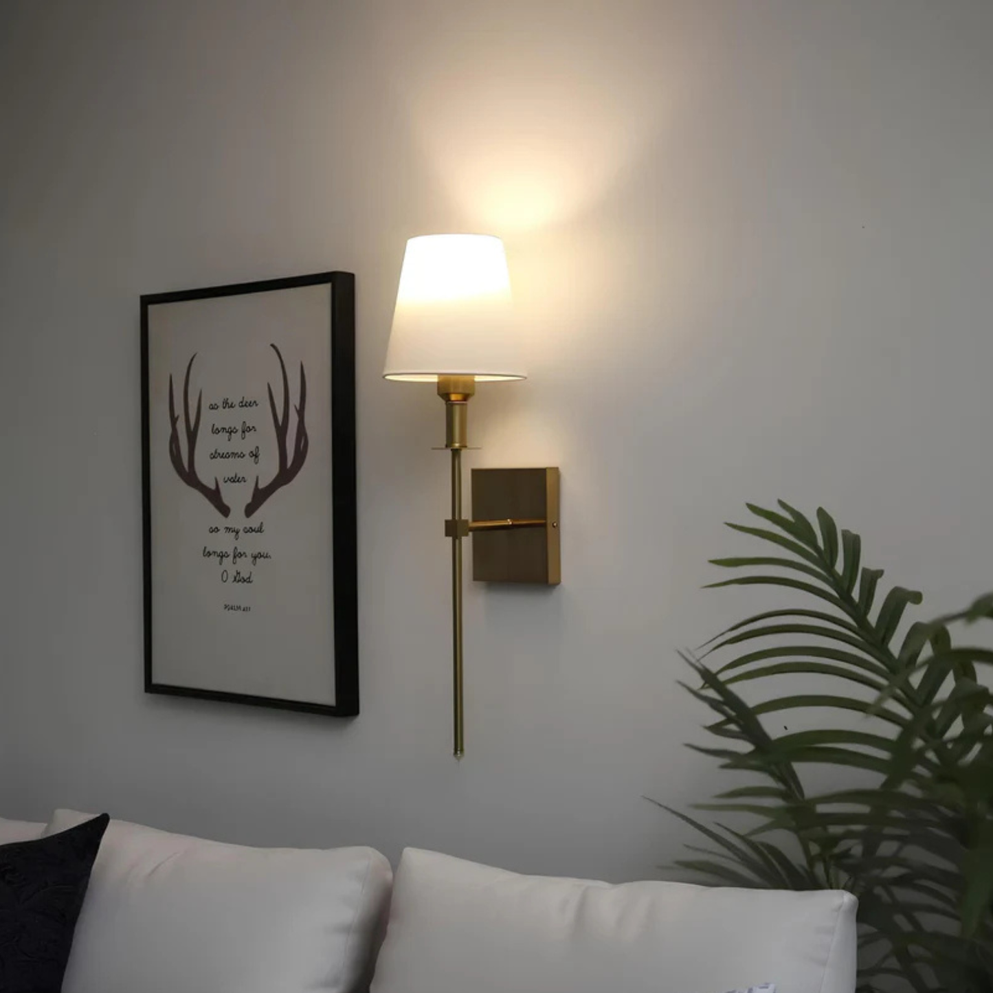 Applique murale sans fil - Applique élégante moderne - Commande à distance