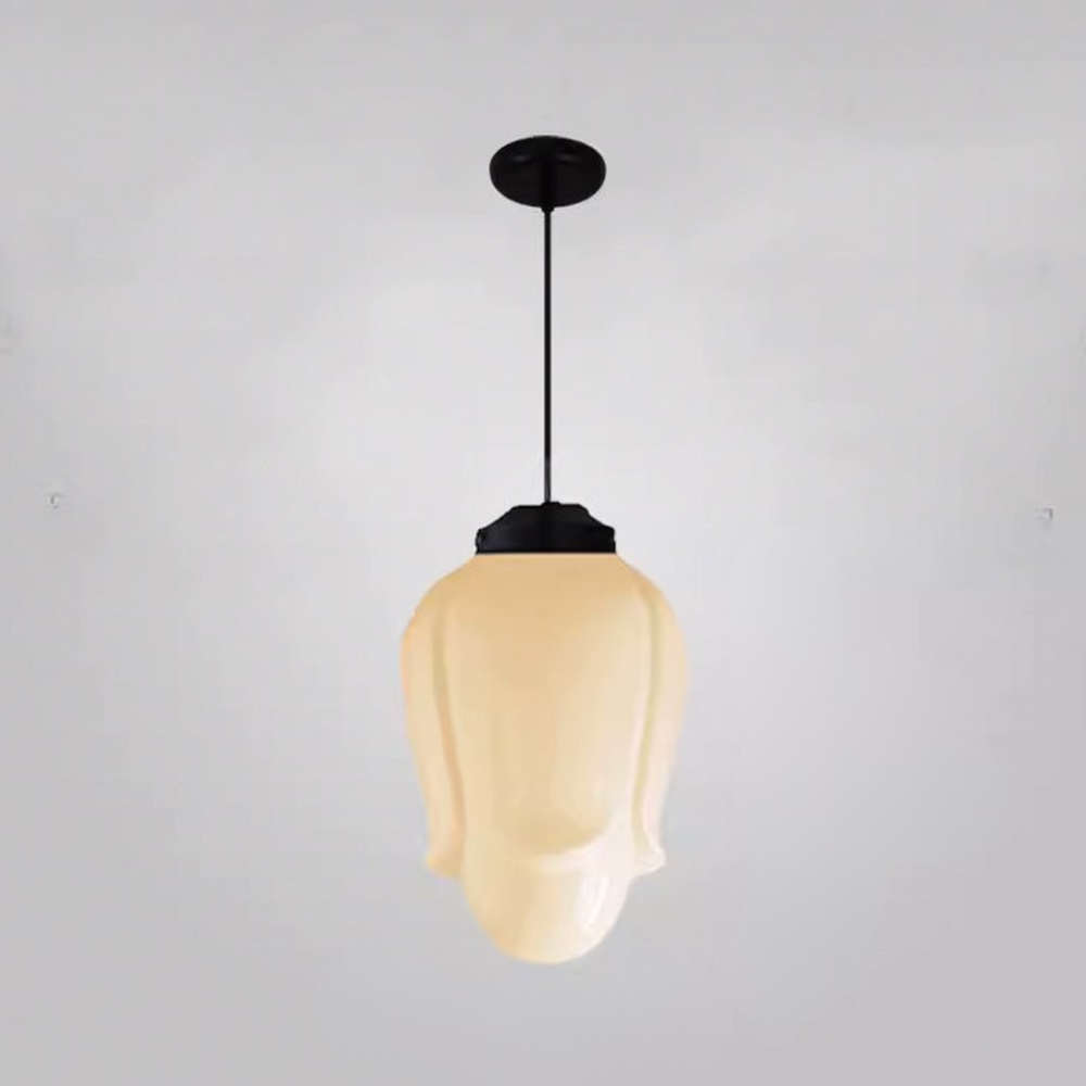 Architektur Mattglas Pendelleuchten-Serie — Minimalistischer Mattweißer Wandleuchter