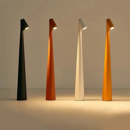 Modern Minimalist Nordic Cone Table Lamp - Tapered LED Desk Nightlight