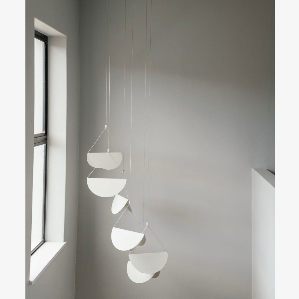Modern Artistic Multi-Head Chandelier Light - Floating Curved Hanging Light