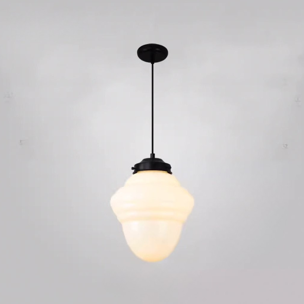 Architektur Mattglas Pendelleuchten-Serie — Minimalistischer Mattweißer Wandleuchter