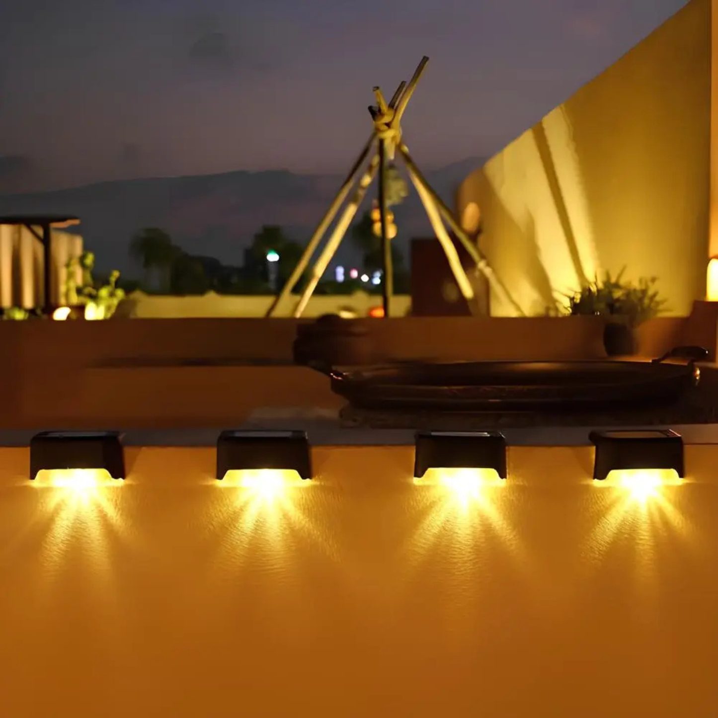 Solar Wedge Outdoor Step Lights