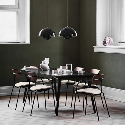 Pendant Light with Nested Dome Metal Shades - Mid Century Modern Retro