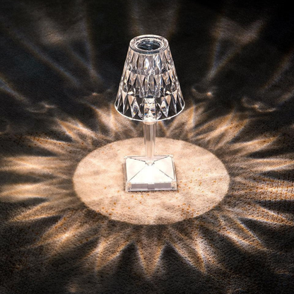 Rechargeable Cordless Crystal LED Lamp