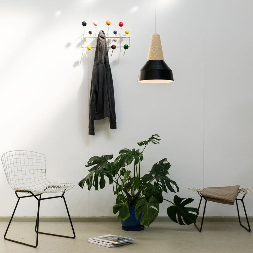 Modern Wood Nordic Pendant Light - Artisan Macaron Silhouette Hanging Lamp