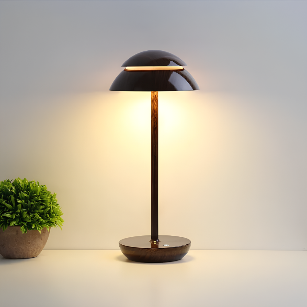 Lampe de table sans fil à LED minimaliste scandinave - Lumière rechargeable à intensité variable