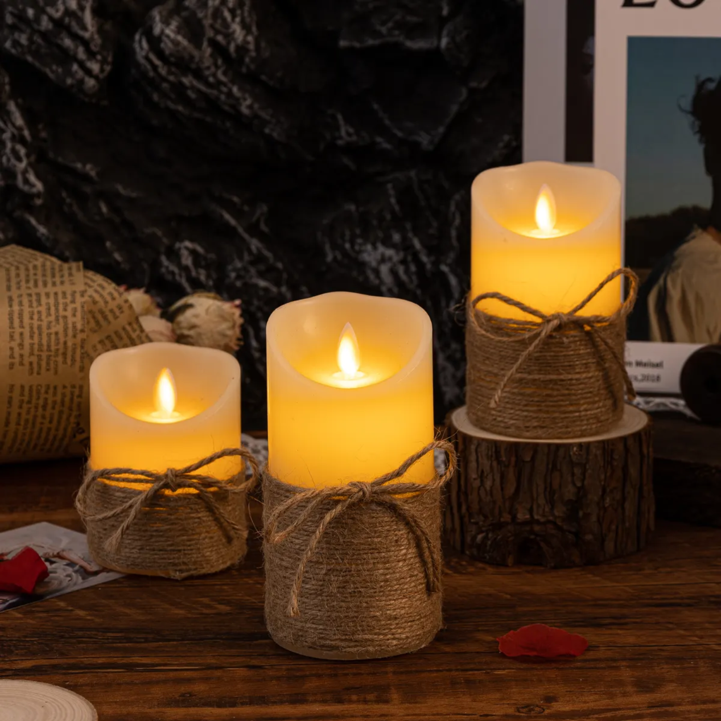 Flickering Flameless LED Decorative Candles