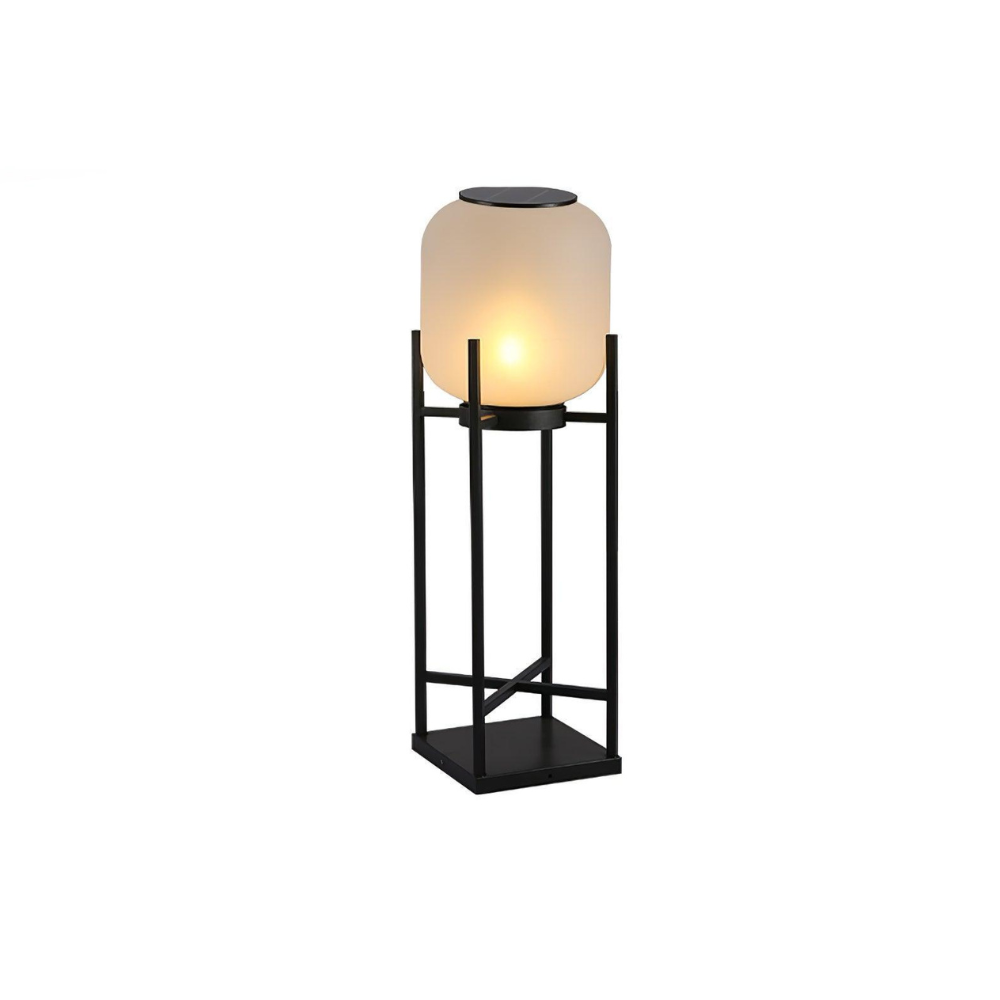 Lampadaire avec base résistante aux intempéries intégrant LED et gradation à distance