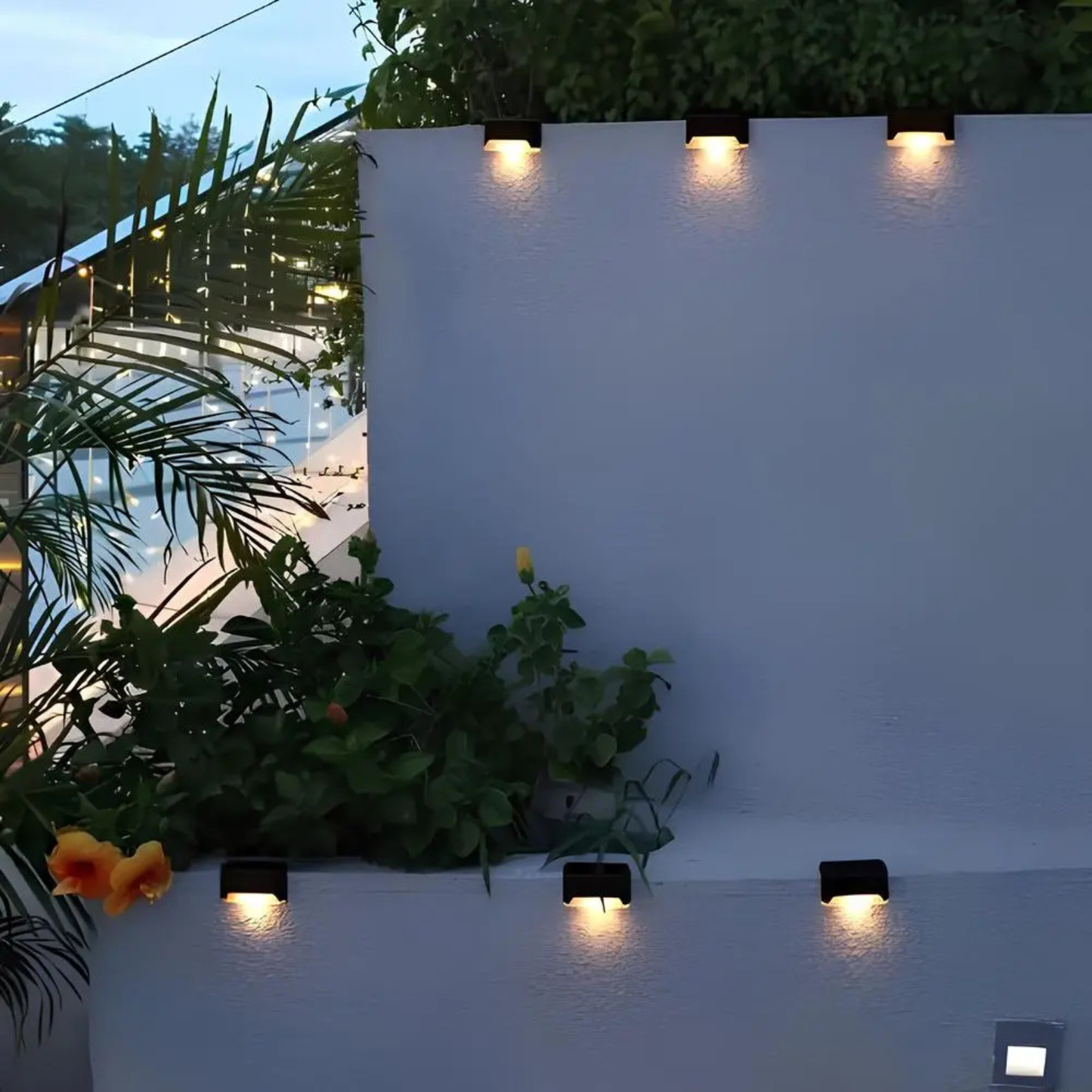 Solar Wedge Outdoor Step Lights