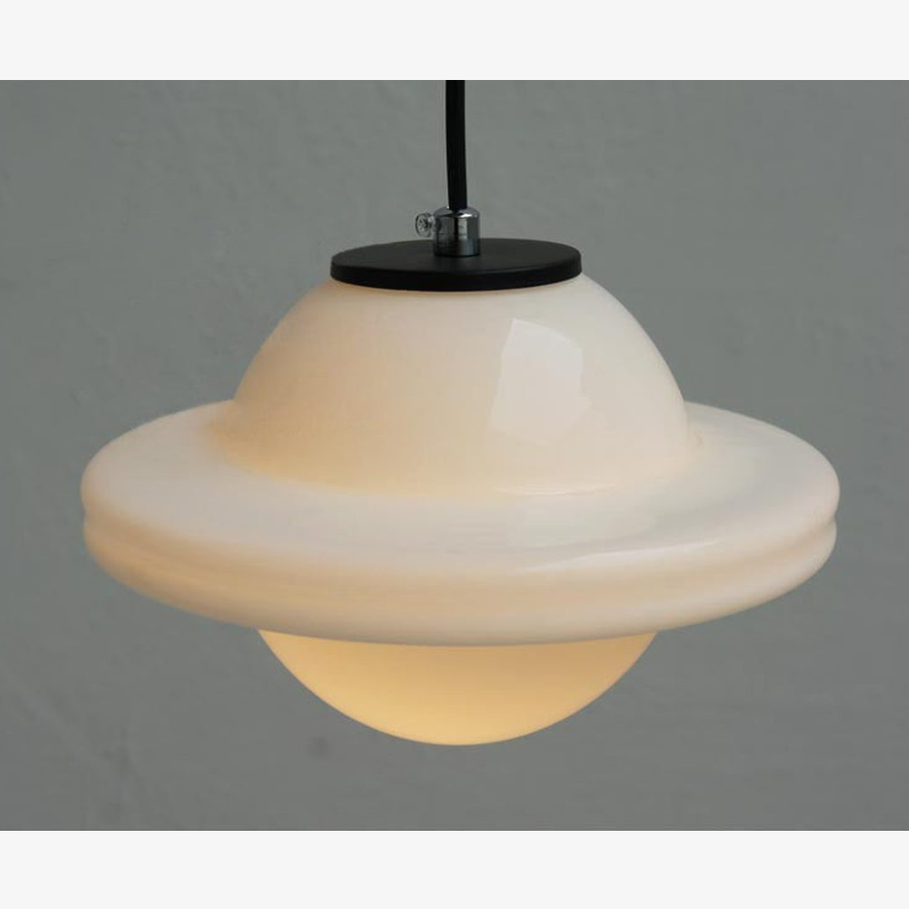 Architektur Mattglas Pendelleuchten-Serie — Minimalistischer Mattweißer Wandleuchter