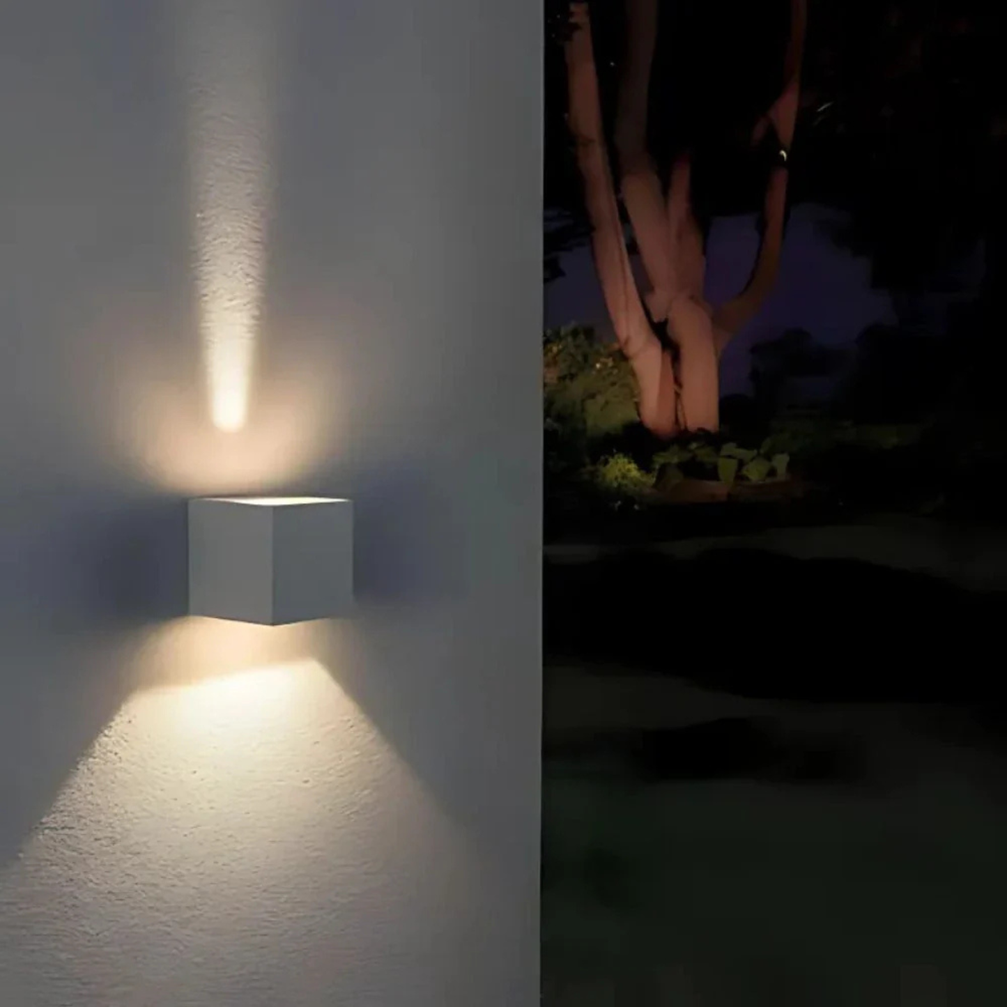 Adjustable Beam Cube Wall Light
