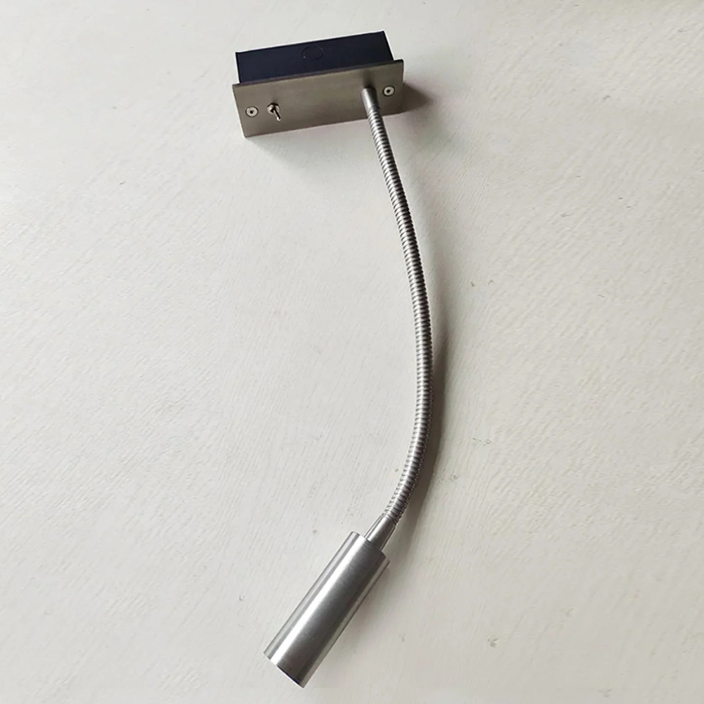 Modern Flexible Gooseneck Wall Light - Minimalist Adjustable Reading Sconce