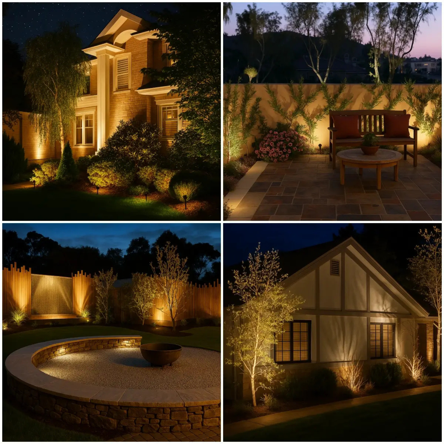 Modern Garden Spotlight - Solar Powered